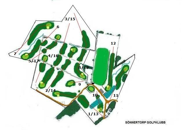 Sönnertorp Golf karta